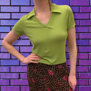90s Green Top