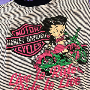 90s Harley Davidson Betty Boop