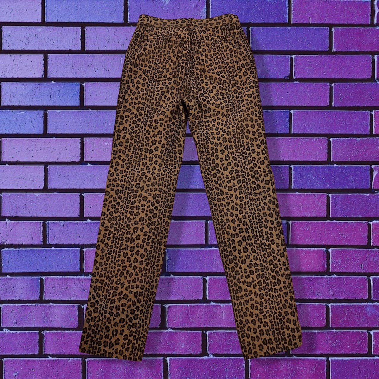 Vintage 90s Fendi Cheetah Print Pants