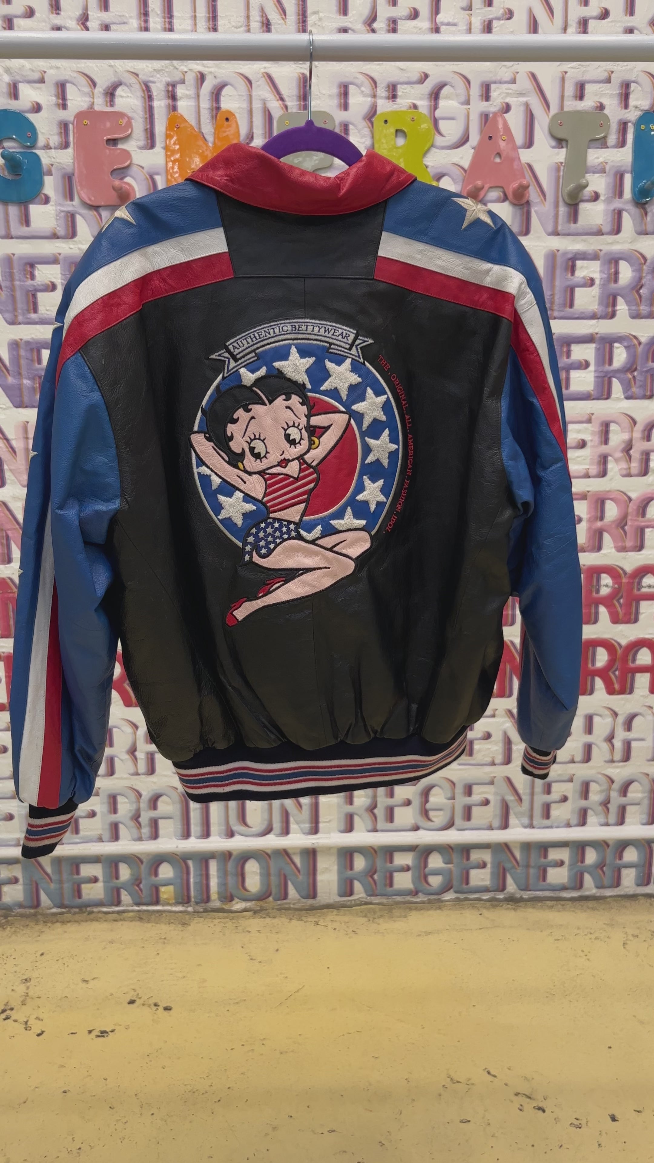American Betty Boop Leather Jacket