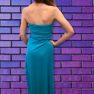 Y2K Blue Prom Dress