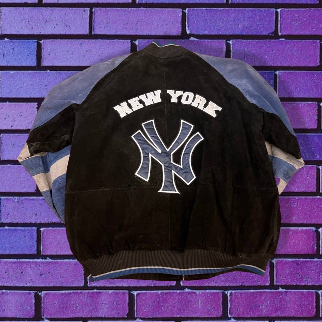 Vintage Suede Yankees Jacket
