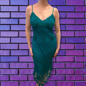 Sue Wong 90s Crochet Dress