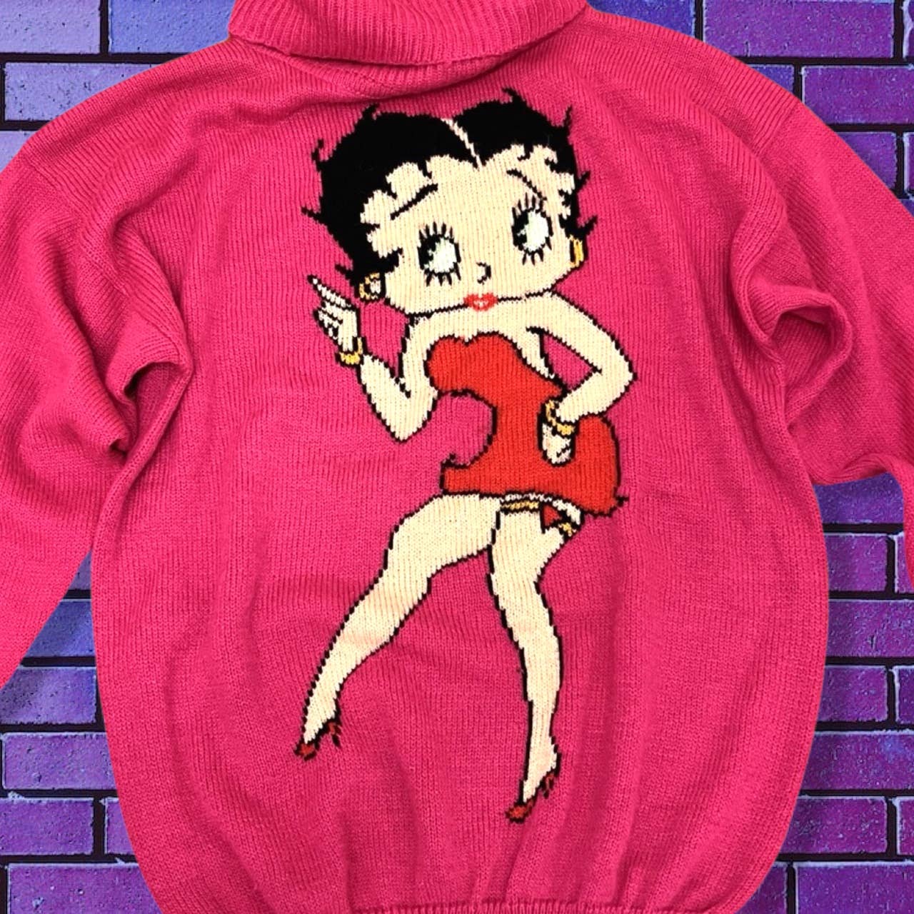 Rare 80s Betty Boop Sweater