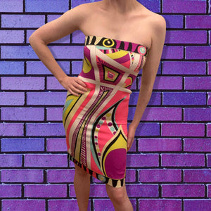 Y2K Silk Pucci Mini Dress