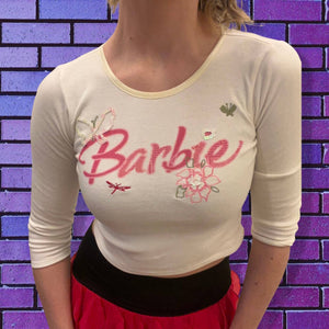 Y2K Barbie Baby Tee