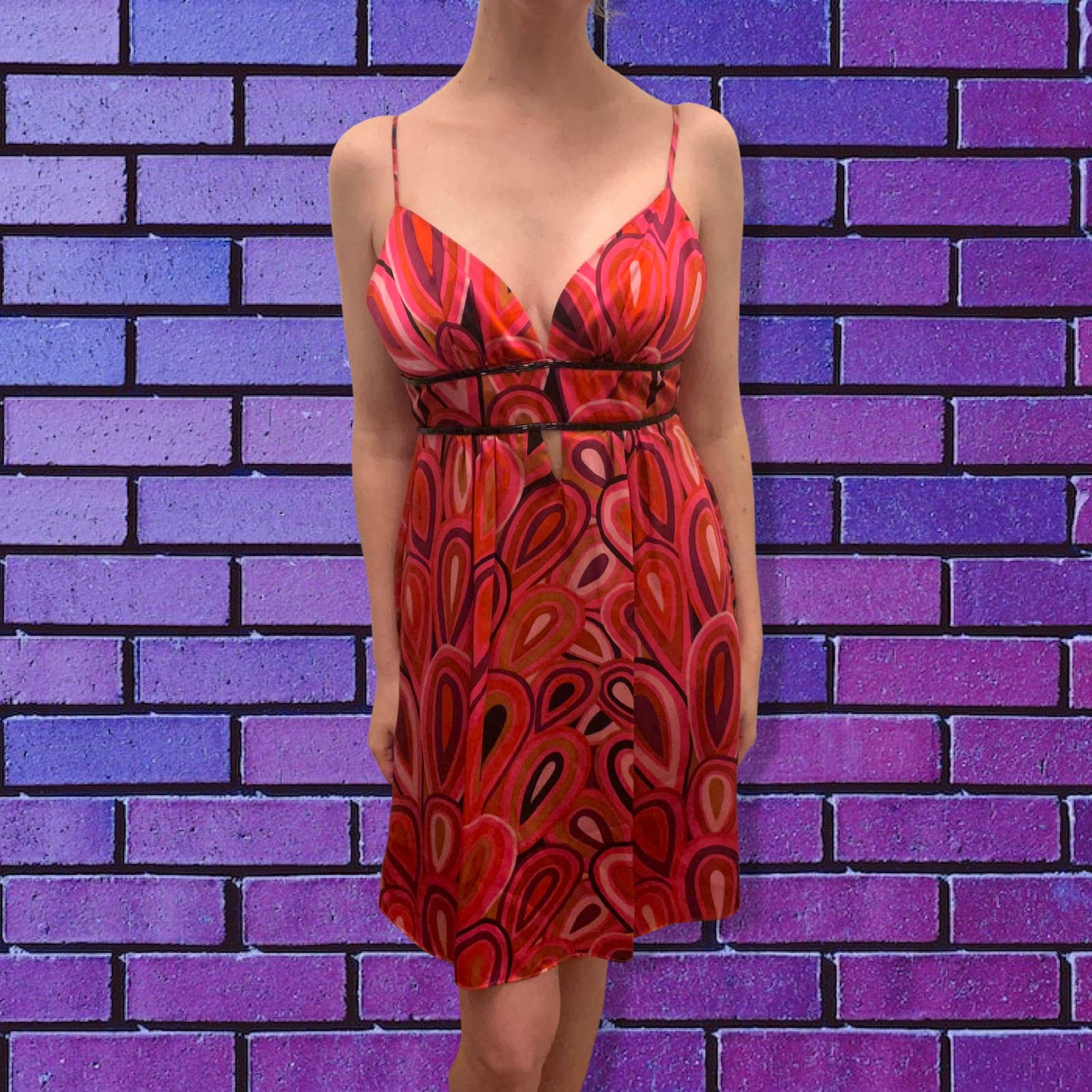 Y2K Silk Mini Dress
