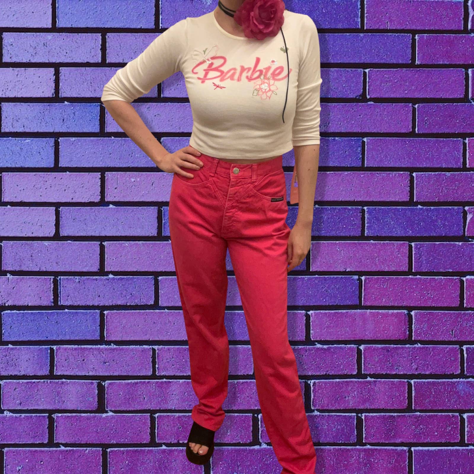 Vintage Rocky Mountain Hot Pink Jeans