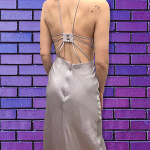 90s Lavender Floor Length Dress