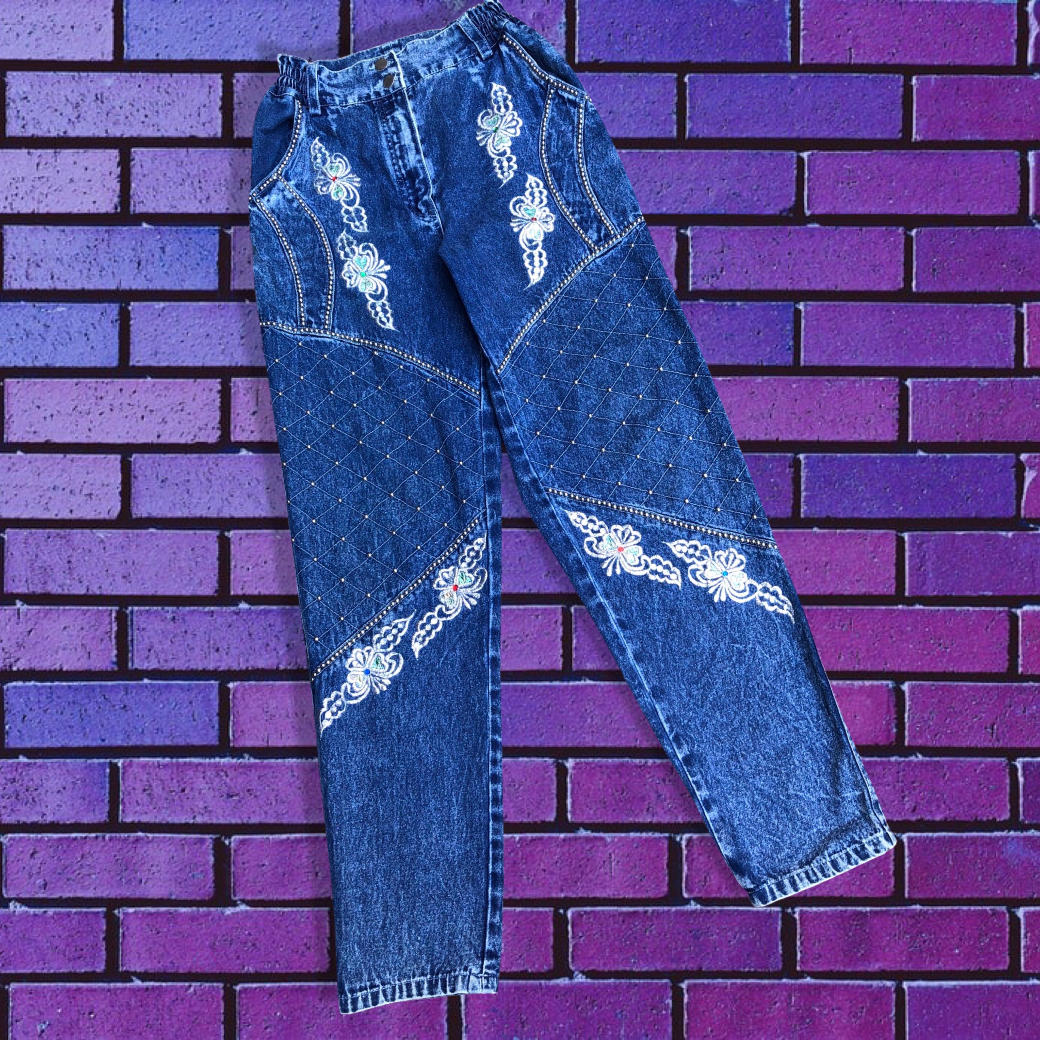 80s Bedazzled Jeans