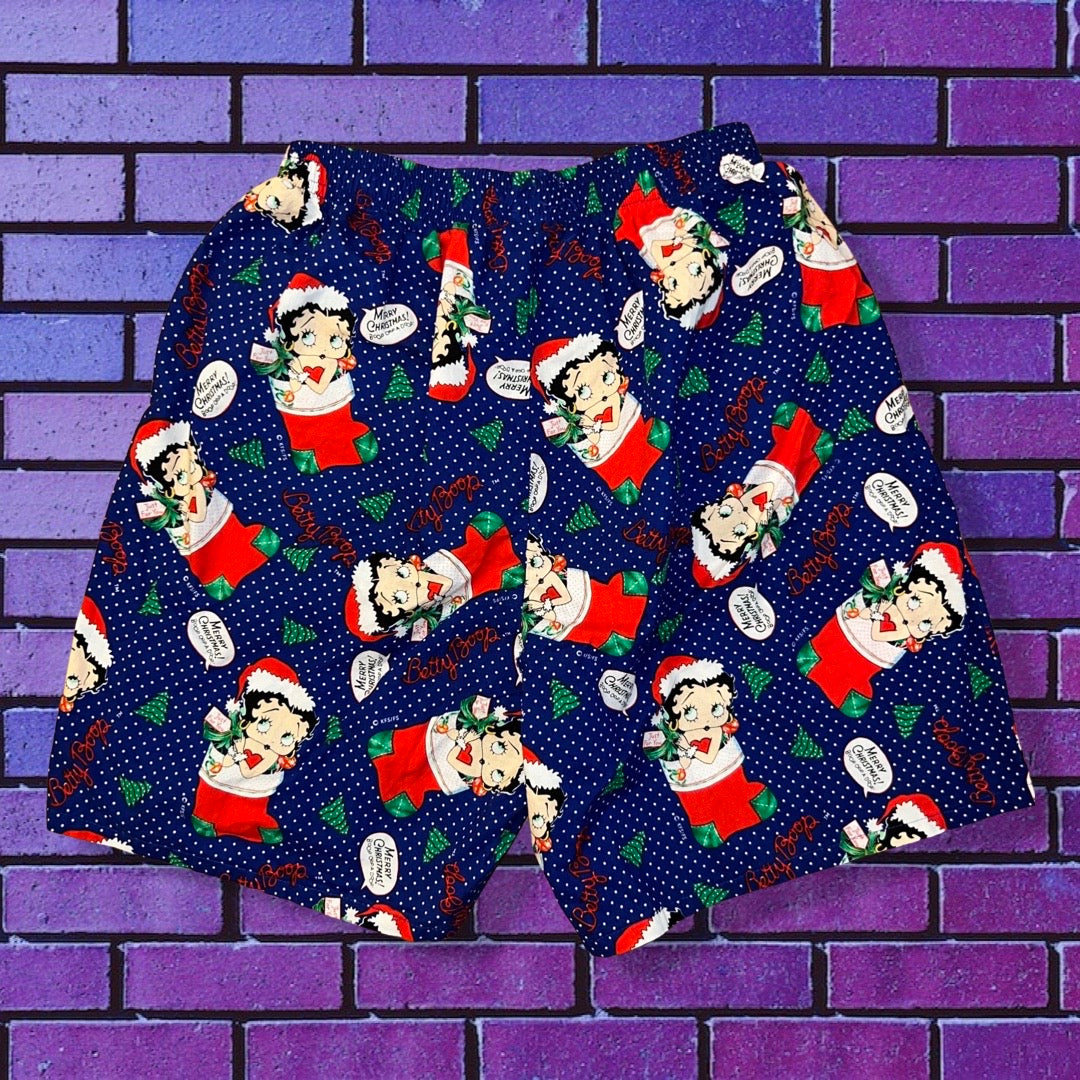 Vintage Betty Boop Christmas Cotton Boxers