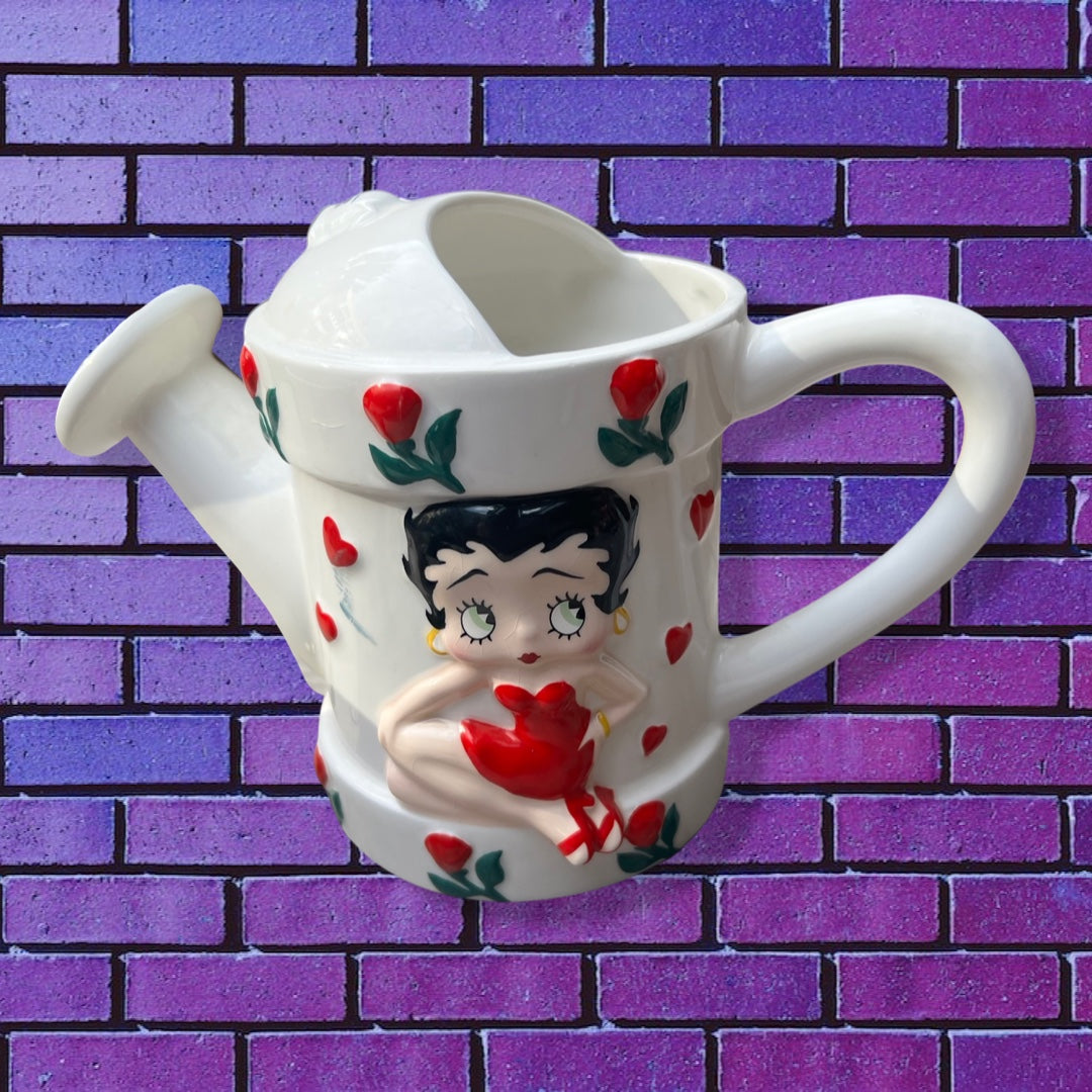 Betty Boop Flower Pot and Watering Can