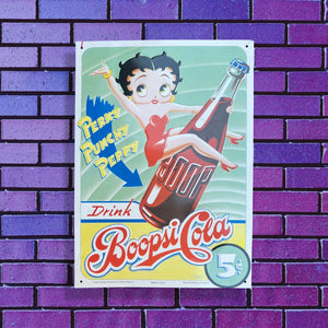 Betty Boop Tin Poster