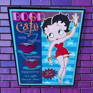 Betty Boop Cafe Framed Poster