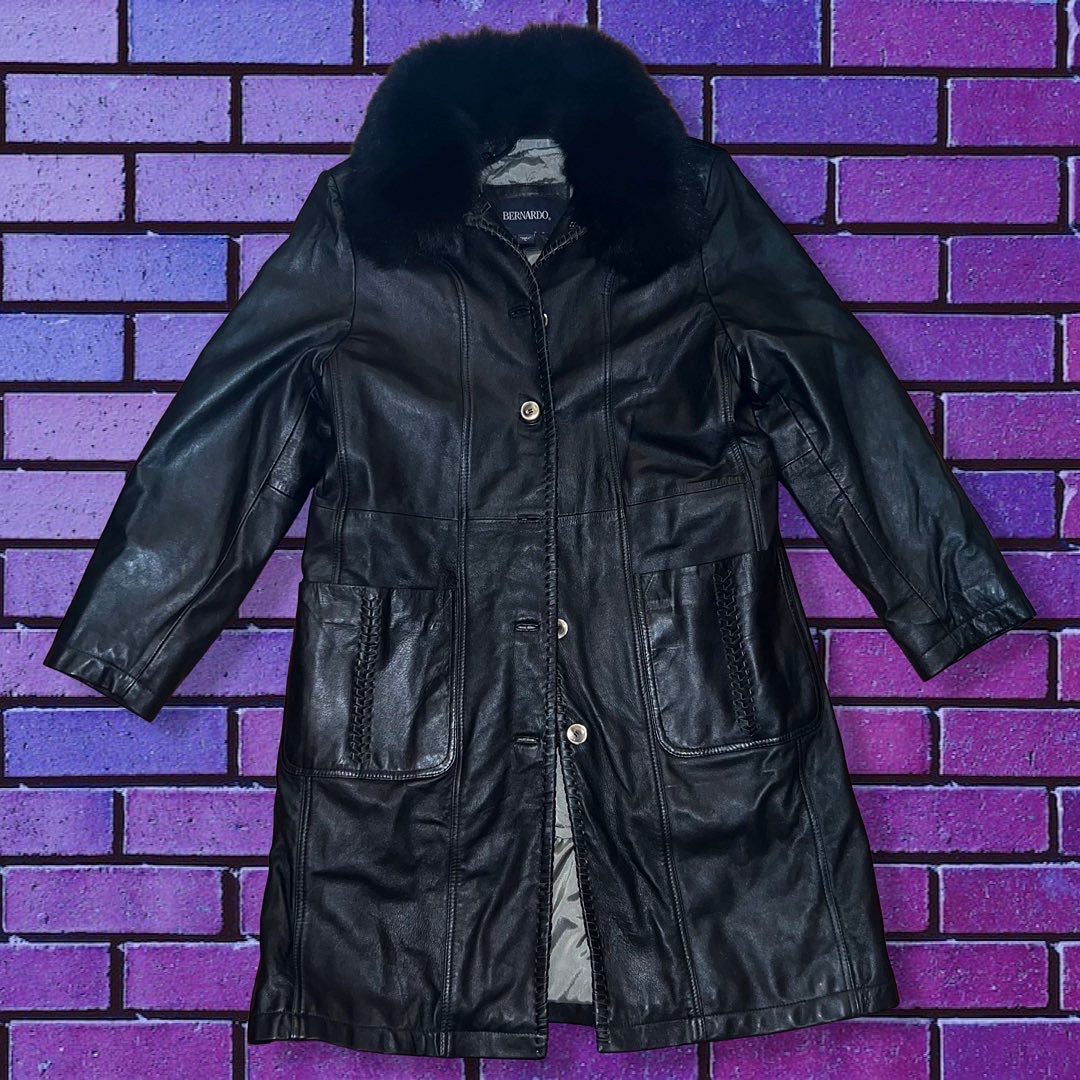 Bernardo Leather Coat