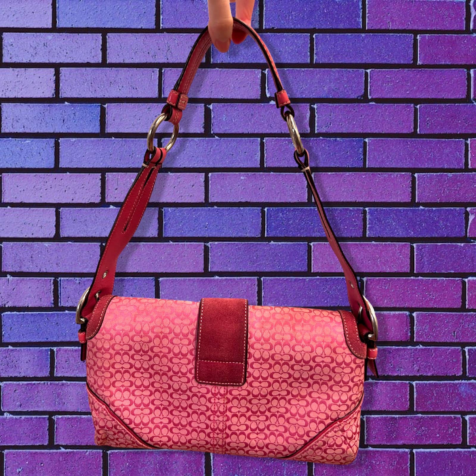 Y2K Pink Coach Bag