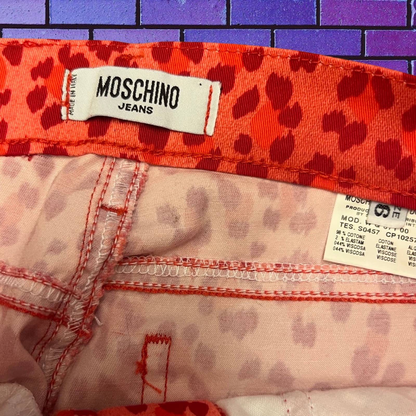 Y2K Moschino Cheetah Pants